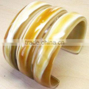 Buffalo horn jewelry, horn bangle, horn bracelet VVB-183