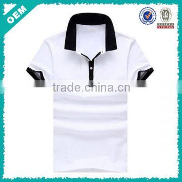 Casual business wear style shirt , pure white polo shirt, cool & clear cottom mens's polo T (lyt03000184)