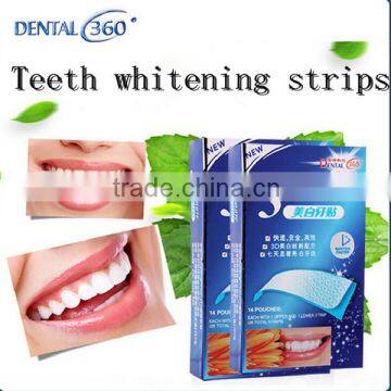 2016 hot sale Home use cosmetic teeth whitening strips OEM