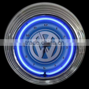 Single light car lovers neon clock