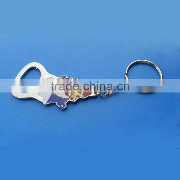 luxury enamel bottle opener keyring opener