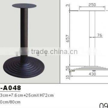 Iron table base