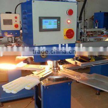 Single Color Anti-slip Gloves Screen Printing Machine With Flash Dryer photo-3