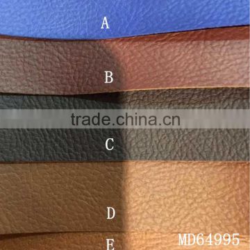 2016 NEW HIGH quality PU leather with thermal colors stamping LOGO on products