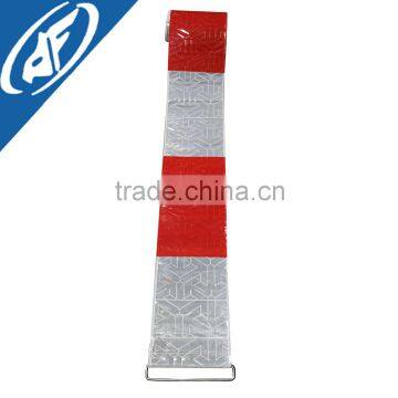 reflective advertising tape with metal button with arrow shape