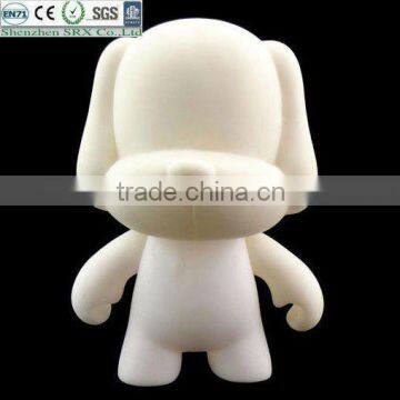 Hot Sale Kidrobot World 5" Blank Vinyl Toys/Custom DIY PVC Blank Vinyl Toy/Wholesale Soft PVC Blank Vinyl Toys China Supplier