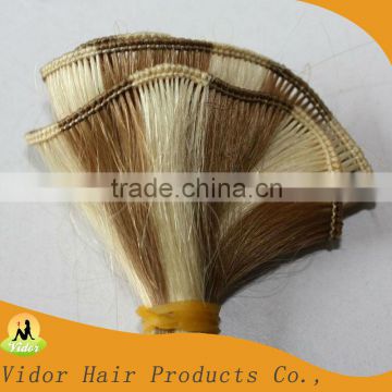 virgin chinese hand tied weft