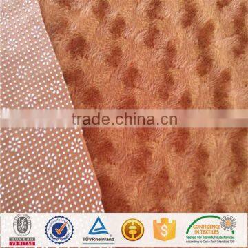 velboa embossed warp-knitted fabric