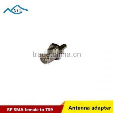 Plated Nickel TS9 to RP SMA female RF Adapter for huawei/ZTE 3G Modem