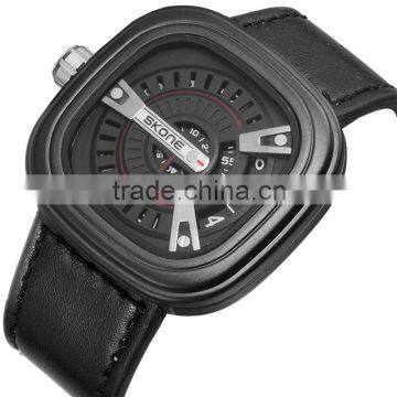 Model 9421 square shaped skeleton skone jam tangan