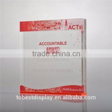 Wholesale acrylic plaques, plastic block, solid plastic blocks