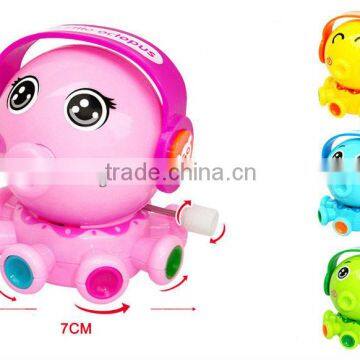 plastic cute animal toy wind up walking octopus