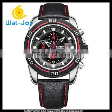 WJ-5510 30 Meters Waterproof Megir Top Sale Attractive Luminious Megir With Calendar Men Watch photo-3