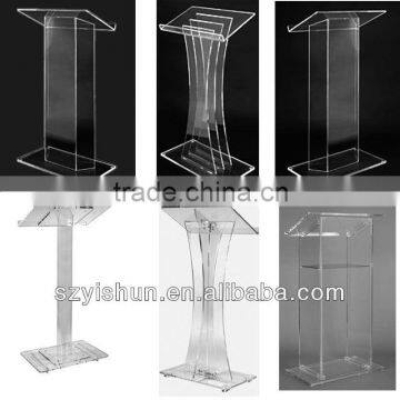 acrylic lectern podium custom manufacturing acrylic lectern