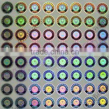 Custom laser hologram sticker