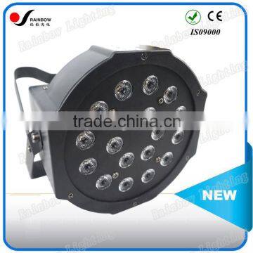 Guangzhou Unique Design Pro DJ 18pcs 1W LED Par Light With RGBW 4in1 for Stage Lighting