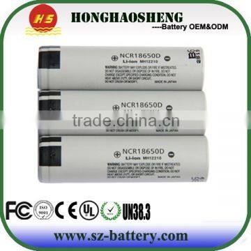 Lithium High quality battery 3.7V Li-ion 18650 2700mAh NCR18650D batteries Li-ion 2700mAh Battery Cells for Panasonic                        
                                                Quality Choice