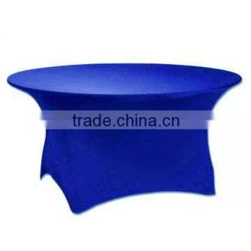 Royal blue spandex table cover/lycra tabe cover