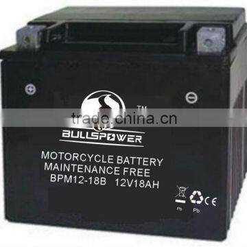 BPM12-18B gel batteries for motorcycles & scooter battery