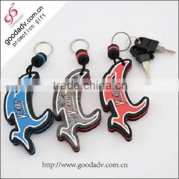 customize funny EVA foam key chain/hign quality EVA float key chain