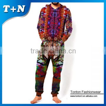 2015 fashion jogging jumpsuit men