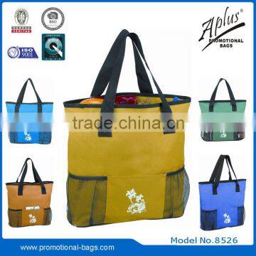 nice tote bag shopping bag for women with mesh pockets