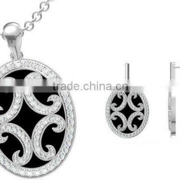 925 Sterling Silver Jewelry Sets 925SS-3D-1