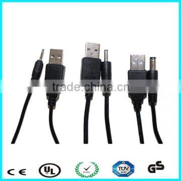 2M 22awg UL2464 barrel 3.5mm usb dc cable