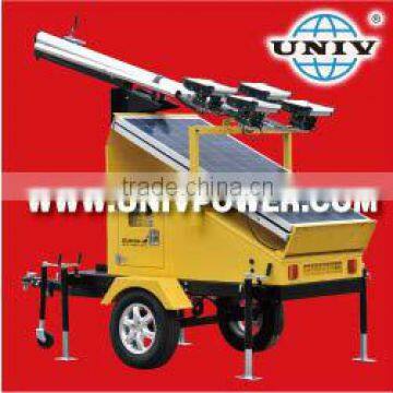 mobile solar lighting tower