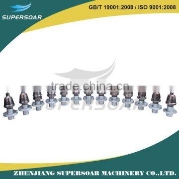 road milling bit, asphalt milling machine parts, cutting picks of road milling machine