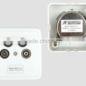 TV/R/SAT WALL SOCKET/SATELLITE WALL SOCKET/TV WALL SOCKET/ TV socket outlet (RW003-4TS)