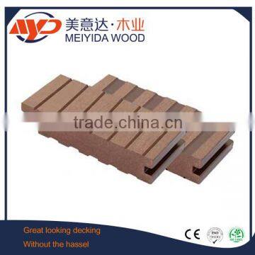 outdoor wood hollow composite decking board