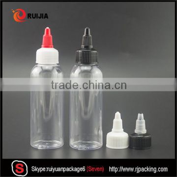 Hot selling 100ml pet plastic bottle with twist cap for e liquid                        
                                                                                Supplier's Choice