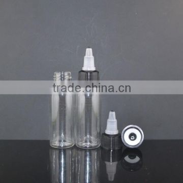 2015 New design plastic twist dropper plastic bottles for e liquid e juice e vapor oil