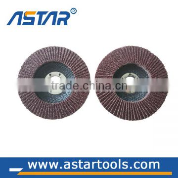 Aluminum abrasive flap disc