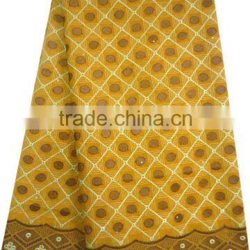 2014 New Heavy Swiss Voile Lace Fabric/ Africa Cotton Embroidery Lace Fabric