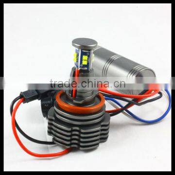 H8 80W per Set Car LED Angel Eyes Halo Rings Marker Bulb photo-2