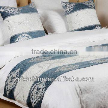 Nantong Factory Price White Color Wholesale Hotel Design Cotton Bed Sheet photo-6