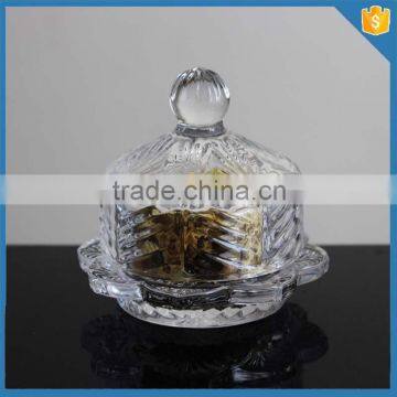 LXHY-CE0821High Quality Small Novelty Butter Dish With Clear Crystal Cover photo-6
