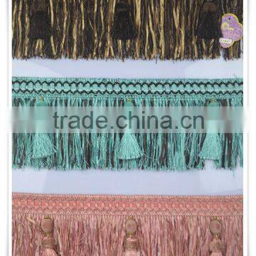 curtain tassel fringe trims,brush curtain tassel