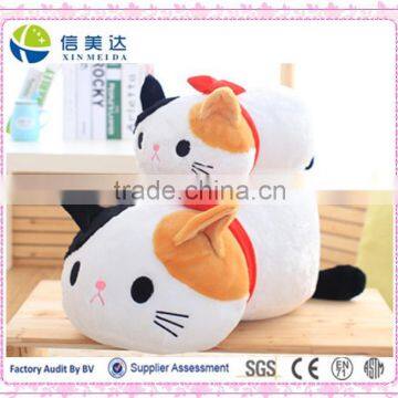 Wholesale baby toys with Tie cat plush dolls /soft lovely plush cat toy