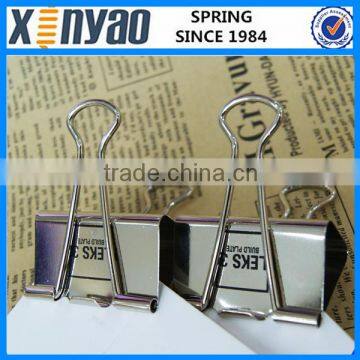Hight quality Promotional gifts customer dessign printing silver big binder clips                        
                                                Quality Choice