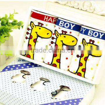 071095-H3 New children's cartoon deer cotton underwear for boy