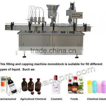 small dose filling and capping machine for e liquid