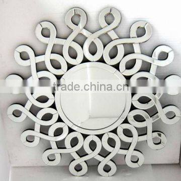 Circus Round Decorative Glass Plain Wall Mirror