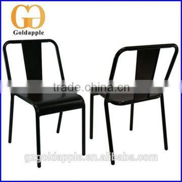 High quality metal chairs with soft seat dining chairs