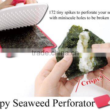 Arnest cooking tools lunch bento making utensils nori rice ball onigiri seaweed perforator silicone mat set 76428