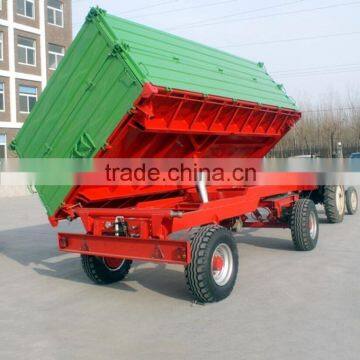 Hot selling 7CX-6T 6 Ton Hydraylic tipping Farm trailer with CE certificate