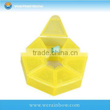 Custom Plastic 7 Days Round Pill Box
