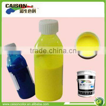 National standards resistant material fluorescent pigment preparation for screen printing